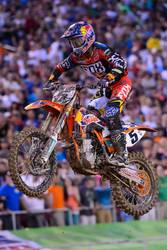 Red Bull KTM storm Podium with ETS Racing Fuel